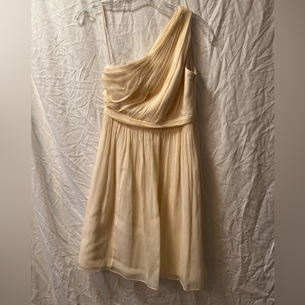 J Crew Petite One Shoulder Cocktail Dress